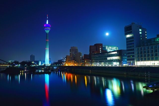 Media Harbour in Düsseldorf, NRW